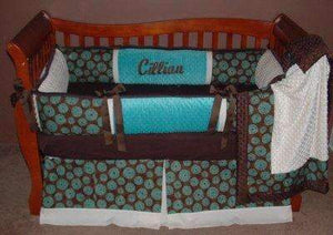 surf crib bedding