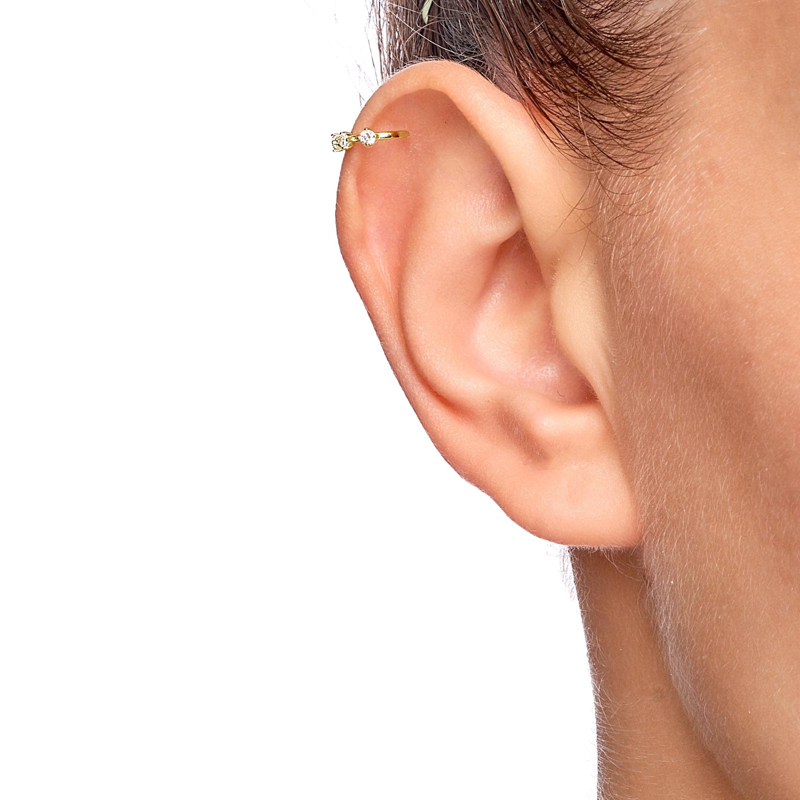 Poena | Plated Gold 925 Κοσμήματα σε | Earclip 14K Damavand Spirito - Silver Τιμές | Βραβευμένα Απίστευτες Rosa