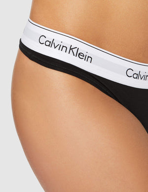 Abbigliamento Calvin Klein Underwear THONG, Slip da Donna, Nero (Black  001), S - MarcheFamose.com