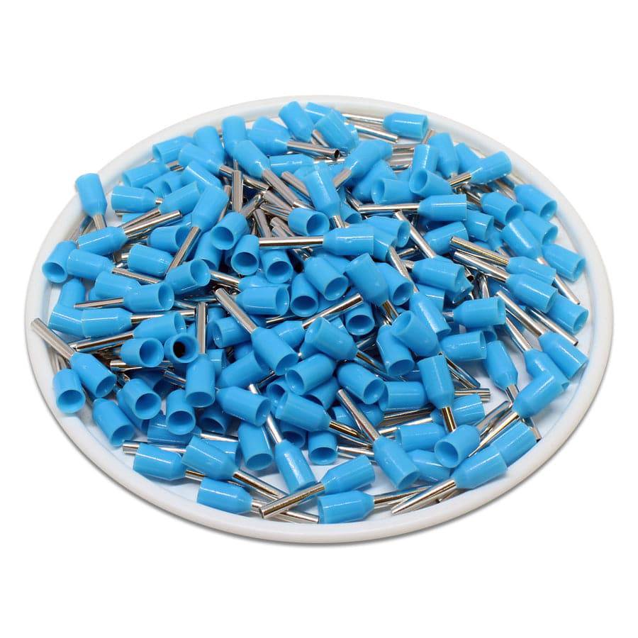 20 AWG (8mm Pin) Insulated Ferrules - Blue — Ferrules Direct