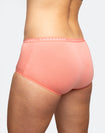 Back view of peach bamboo underwear