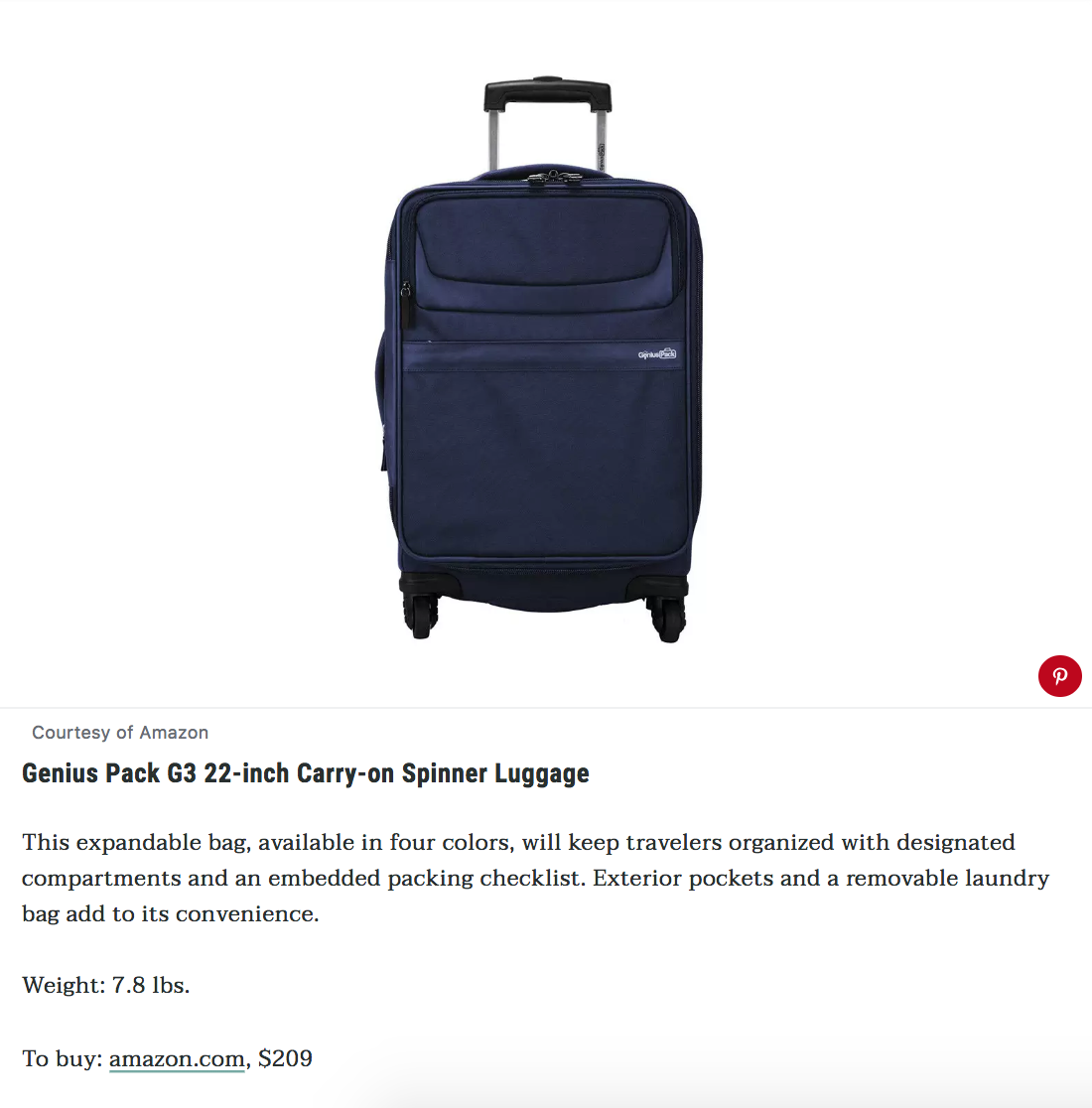 The Best Lightweight Luggage for Traveling: Travel and Leisure | Genius ...