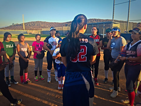 Sierra Romero with kids