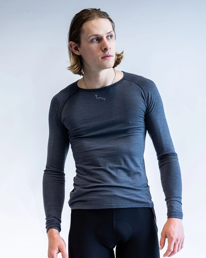 Men's Merino Seamless Long Sleeve Base Layer