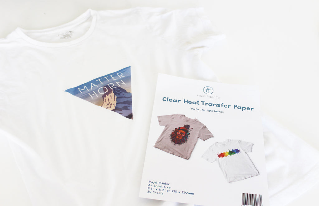 transourdream TransOurDream Tru-Iron on Heat Transfer Paper for Dark Fabric  (15 Sheets, 8.5x11) T Shirt Transfers Paper for Inkjet Printer
