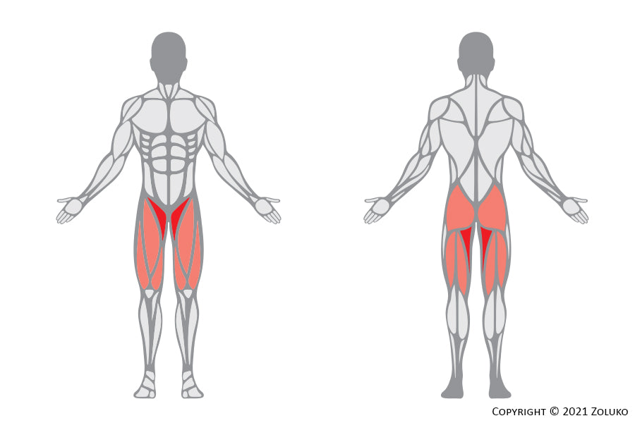 Welke spieren train ik met cable hip abductions met kabelsysteem??