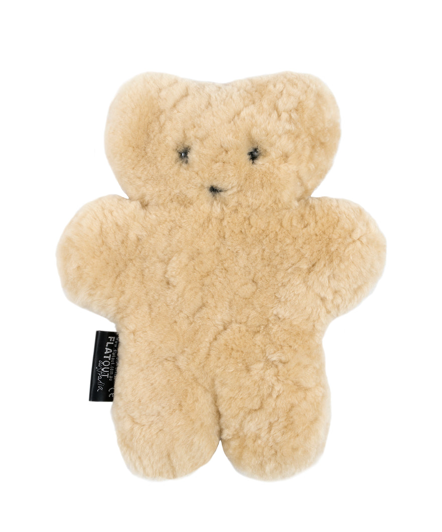 flat sheepskin teddy bear