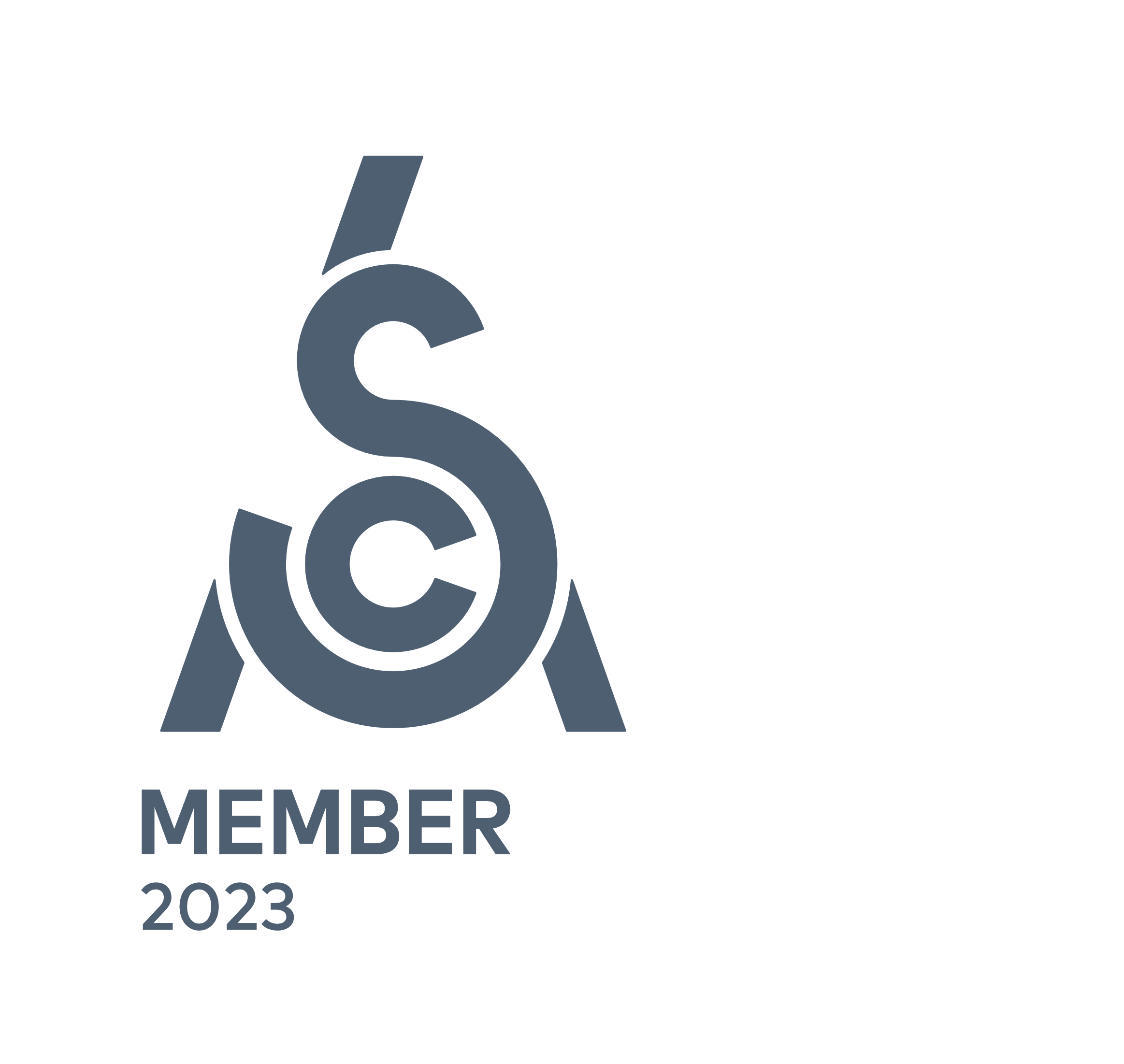 Mitgliederlogo der Specialty Coffee Association für 2023.