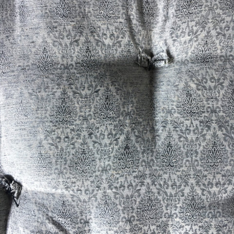 Gray Brocade floor sitting Cushion – Tara Design