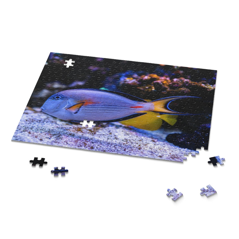 Sohal surgeonfish - beautiful underwater world - jigsaw puzzle