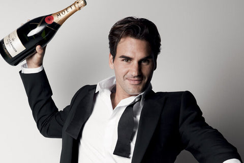  Moet & Chandon’s product placement focussing on celebrity lifestyle to enhance the aspirational feel of the brand - Roger Federer