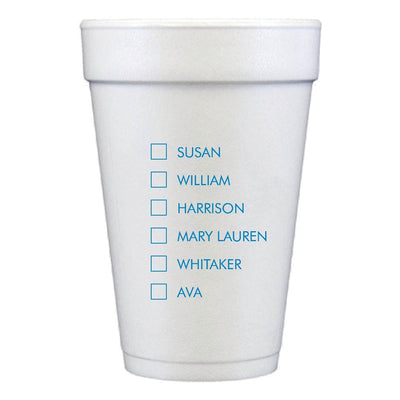 Family Foam Cups 4 – Paper Twist
