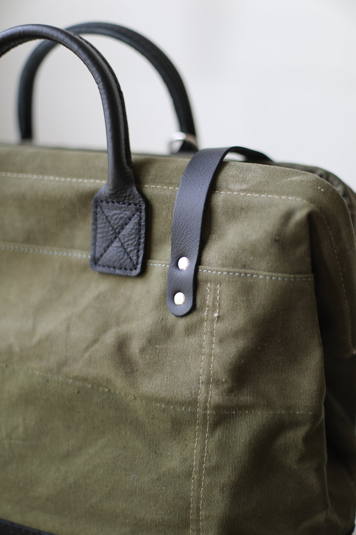 WWII era Salvaged Canvas Carryall – FORESTBOUND