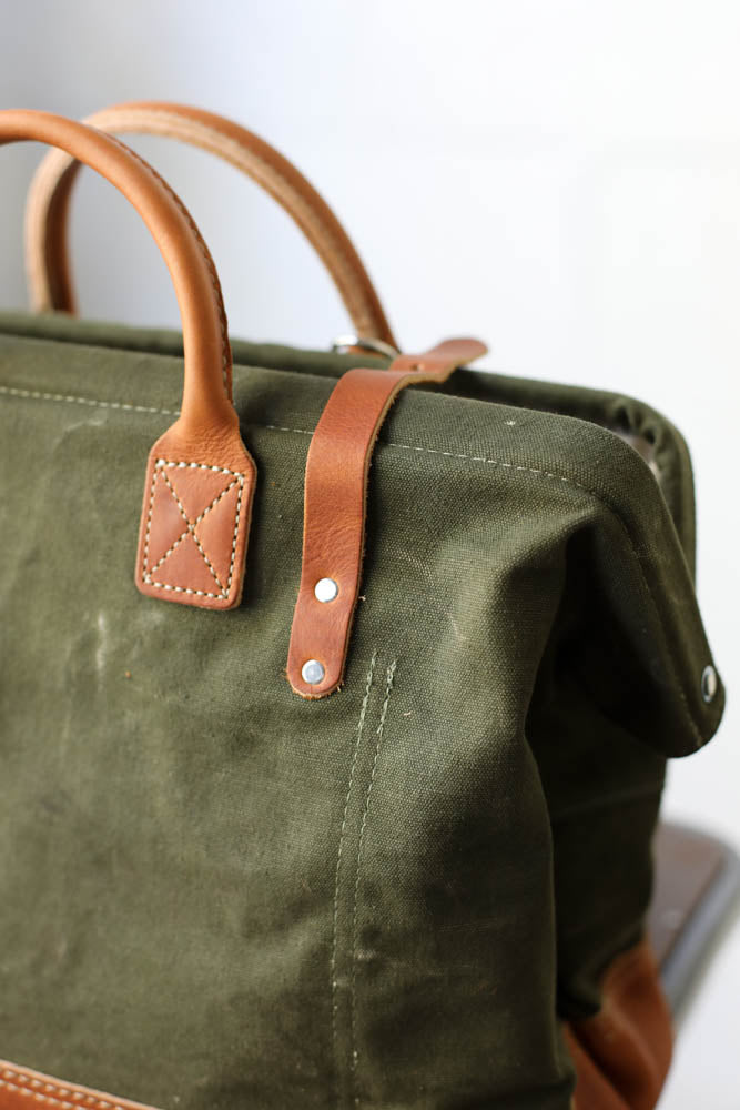 WWII era Salvaged Canvas Carryall – FORESTBOUND