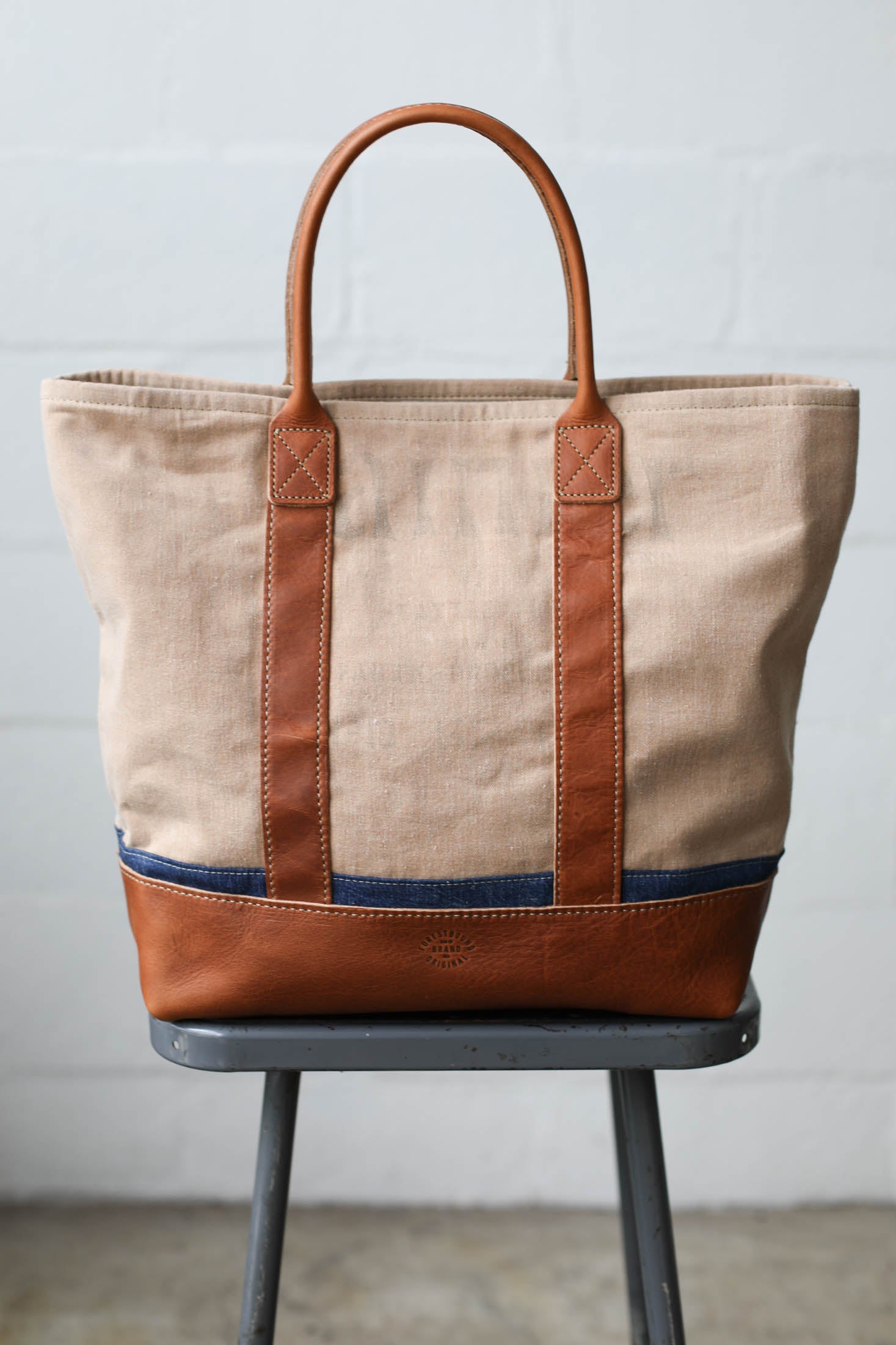 1940's era Salvaged Canvas & Denim Tote Bag – FORESTBOUND