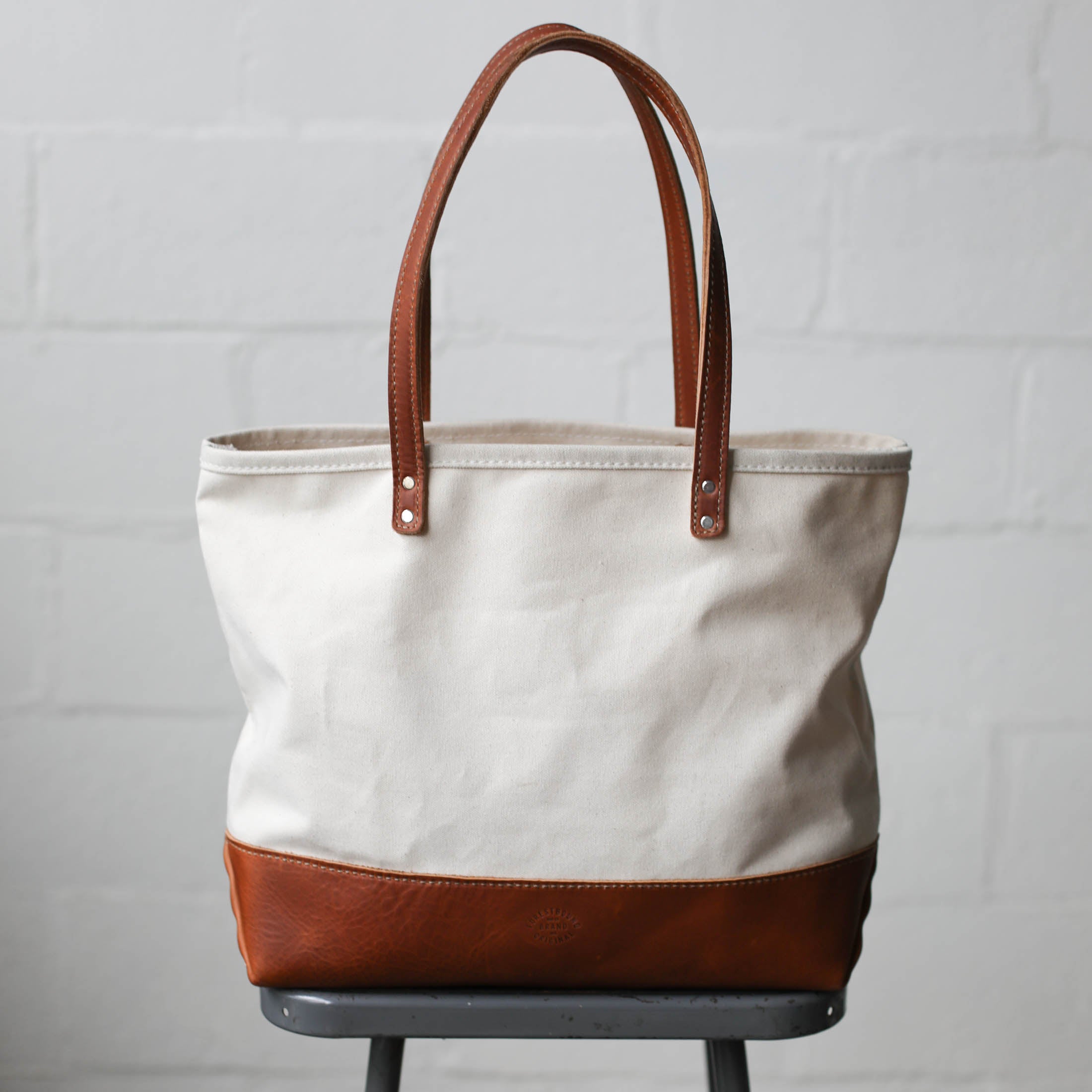 Canvas and Leather Tote Bag - Sample – FORESTBOUND
