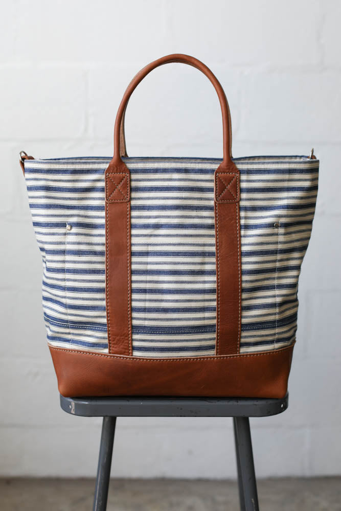 1950's era Salvaged Ticking Tote Bag – FORESTBOUND