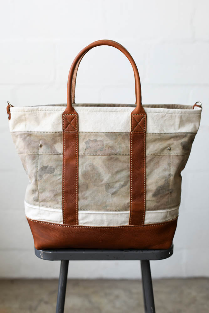 WWII era Salvaged Canvas & Camo Tote Bag – FORESTBOUND