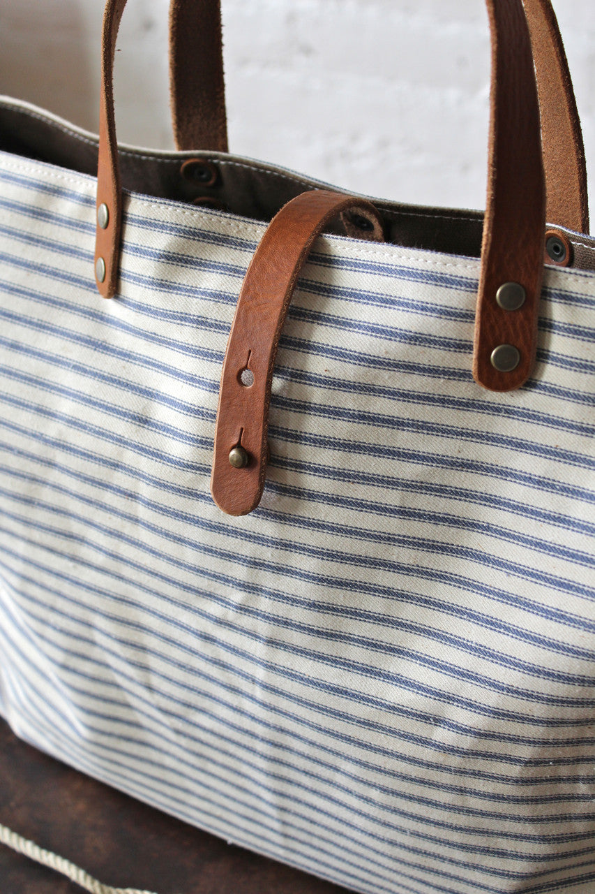1940's era Ticking Fabric and Work Apron Carryall – FORESTBOUND