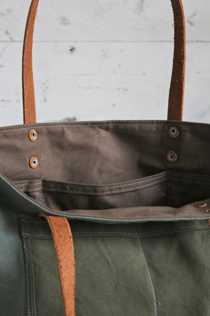 WWII era Military Canvas Pocket Tote Bag – FORESTBOUND