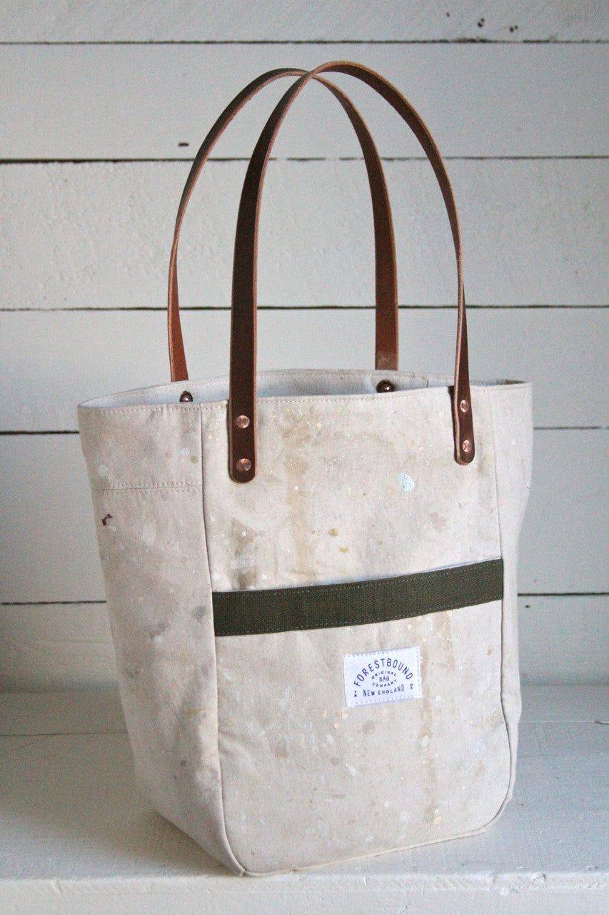1960's era Painter's Drop Cloth Pocket Tote Bag – FORESTBOUND