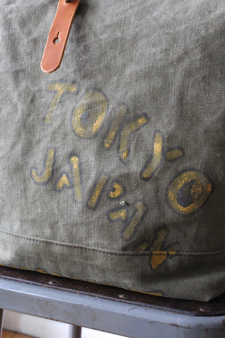 WWII era Hand Painted US Military Canvas Tote Bag – FORESTBOUND