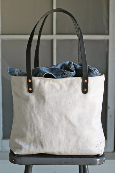 WWII era Sea Bag Canvas Tote - FORESTBOUND