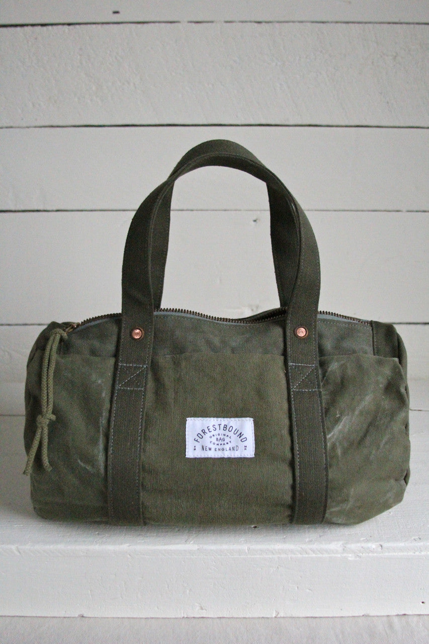 WWII era Canvas Duffle Bag - FORESTBOUND