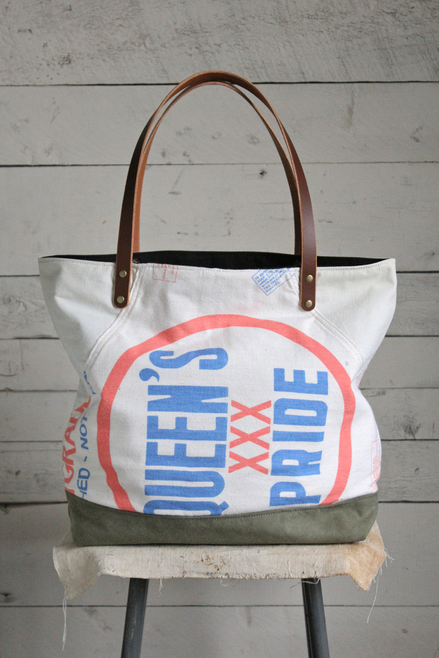 1950&#39;s era Flour Sack Apron Tote Bag - FORESTBOUND