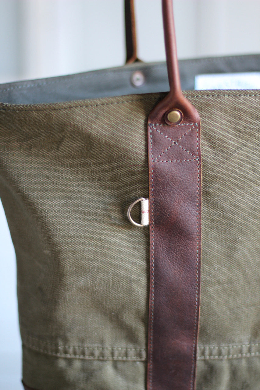 WWII era Canvas and Leather Carryall – FORESTBOUND