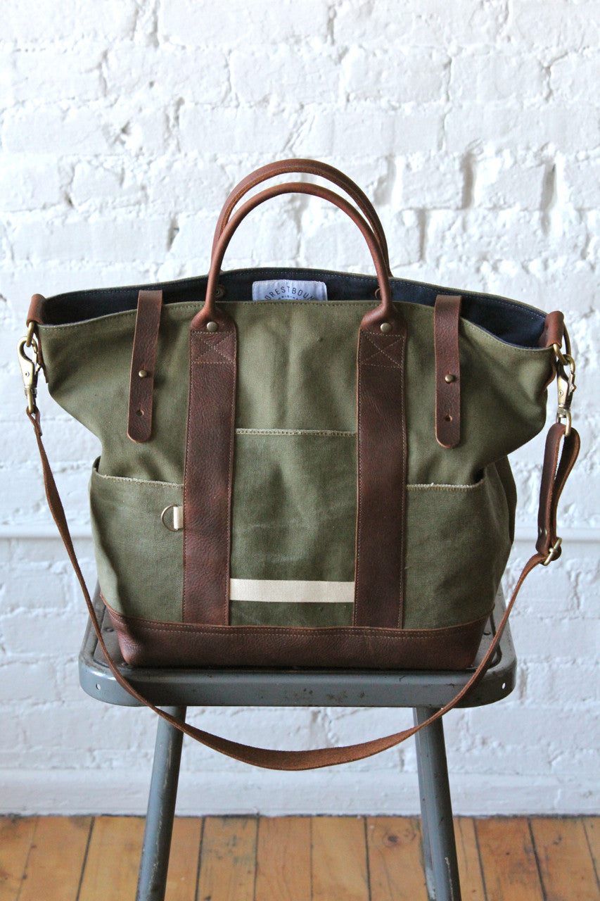 WWII era Canvas Weekend Bag – FORESTBOUND