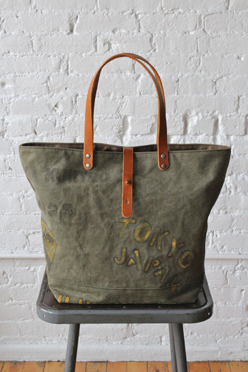 WWII era Hand Painted US Military Canvas Tote Bag – FORESTBOUND
