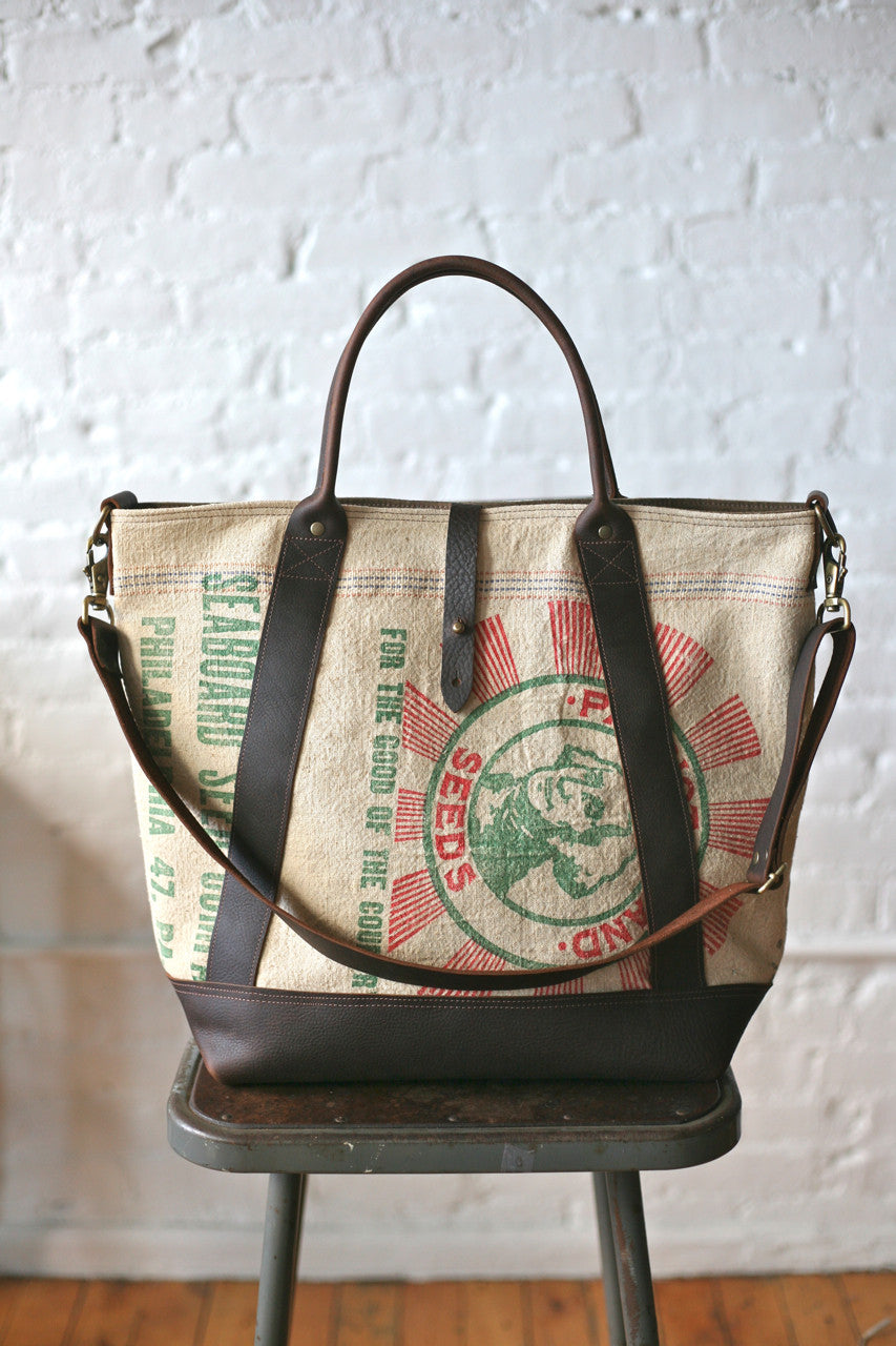 1940's era Seed Bag and Leather Weekend Bag – FORESTBOUND