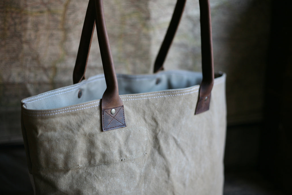 WWII era Canvas & Feedsack Carryall - SOLD – FORESTBOUND