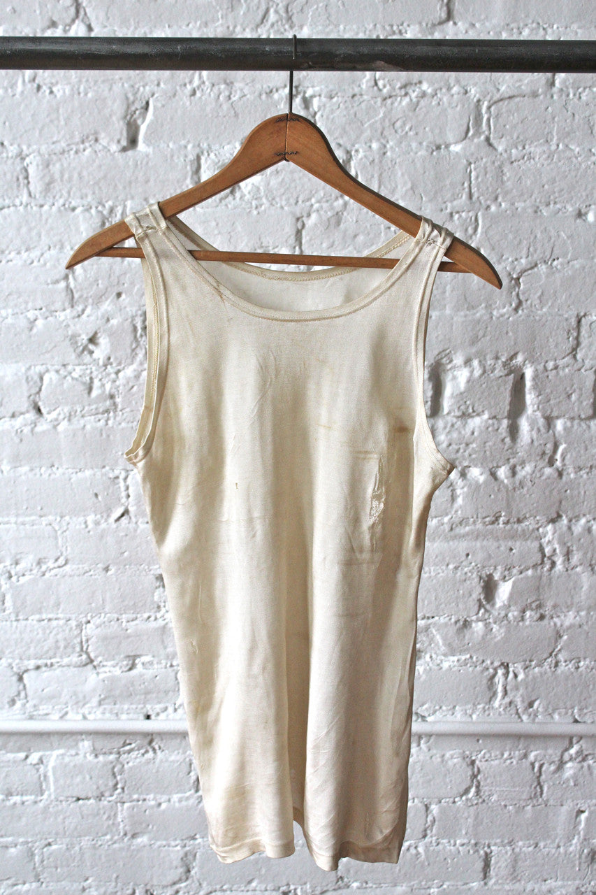 1940s era White Rayon Undershirt – FORESTBOUND