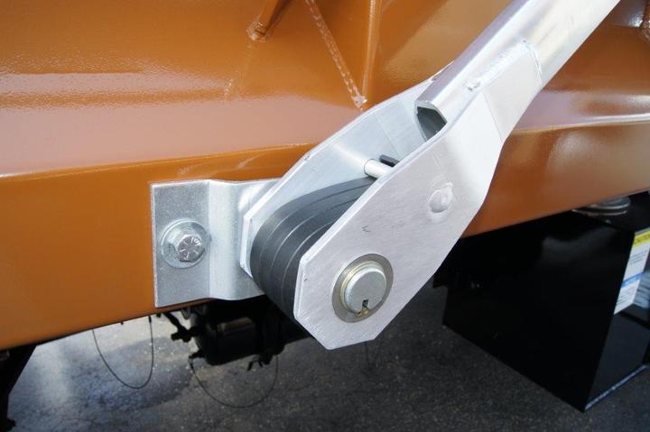 5 Spring Polished Aluminum Electric Dump Truck Tarp System - Bed Lengt