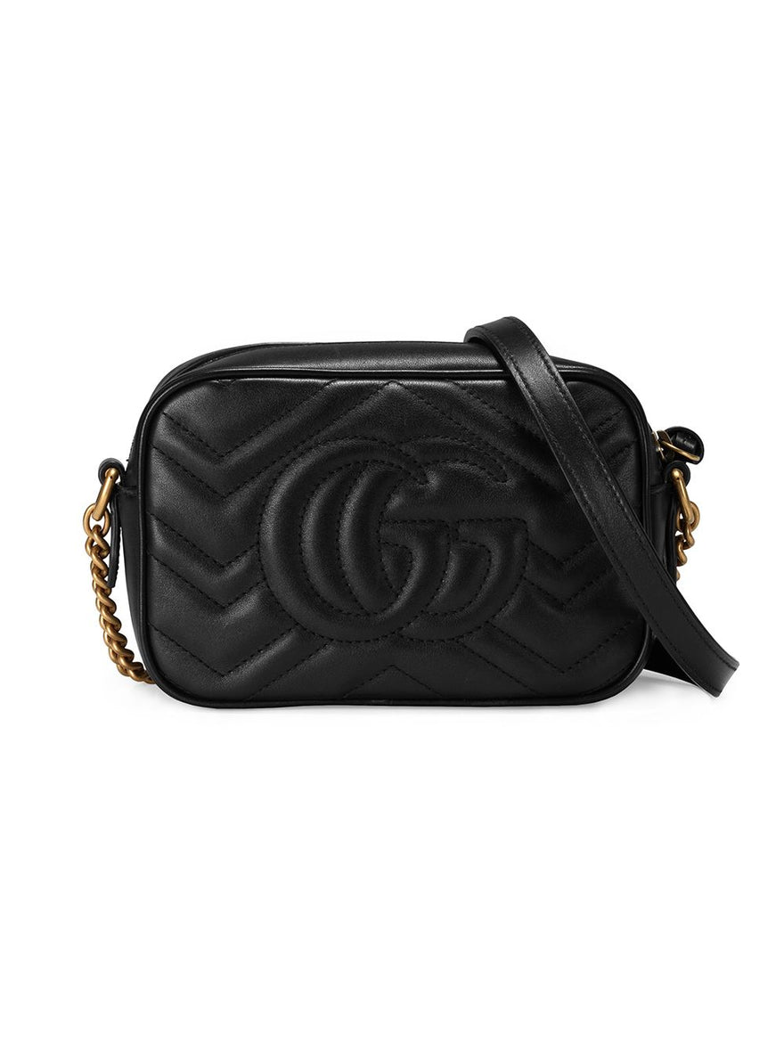 Gucci - GG Marmont Mini Black Shoulder Bag | All The Dresses