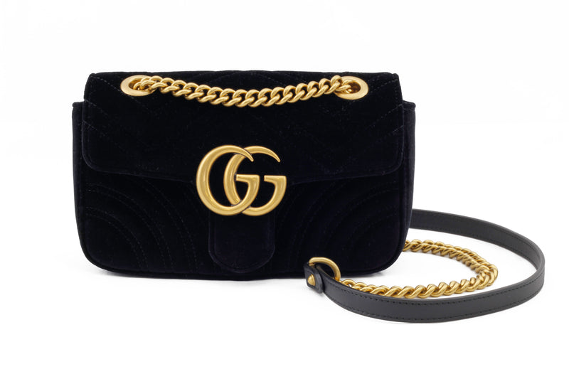 black velvet gucci purse