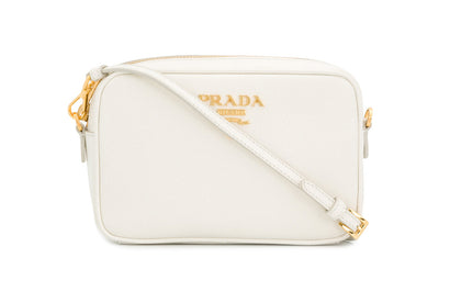 Prada - Logo Plaque Crossbody Bag | All The Dresses