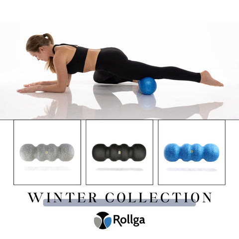 The Rollga foam roller winter collection has landed and makes the perfect gift and to start the new year right with self care