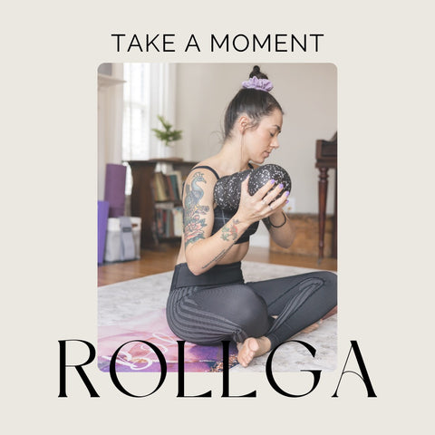 Take a movement with the Rollga Method of Bodywork for self care and massage therapy using propriety bodyworker tools