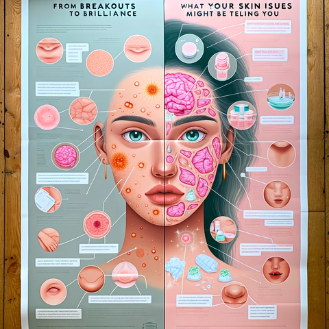 Acne breakouts, dry patches, redness, and other skin problems can be frustrating and impact your confidence. But here's the thing – your skin isn't just a surface; it tells a story of your internal health.