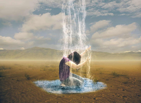 "living water" is a metaphorical or symbolic term. For example, in Christianity, Jesus speaks of "living water" in the Gospel of John, where it is associated with spiritual nourishment and eternal life.