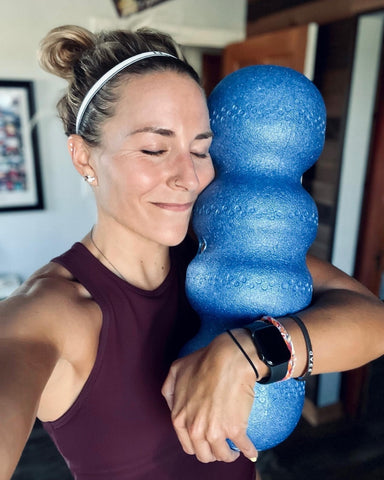 The Rollga foam roller for pickle ball recovery and injury prevention. Fall in Love with the Rollga foam roller for backs, legs, arms, hips, feet and even hands