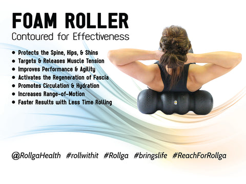 The benefits of the Rollga foam roller are so many and it truly is a better foam roller guaranteed