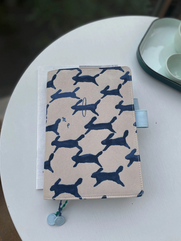 Running Rabbit Cute Notebook Journal