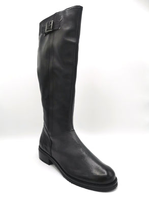 WOMENS SIZE 7B - GREENWICH VILLAGE, BLACK LEATHER, TALL WINTER BOOTS NWOT - Faith and Love Thrift
