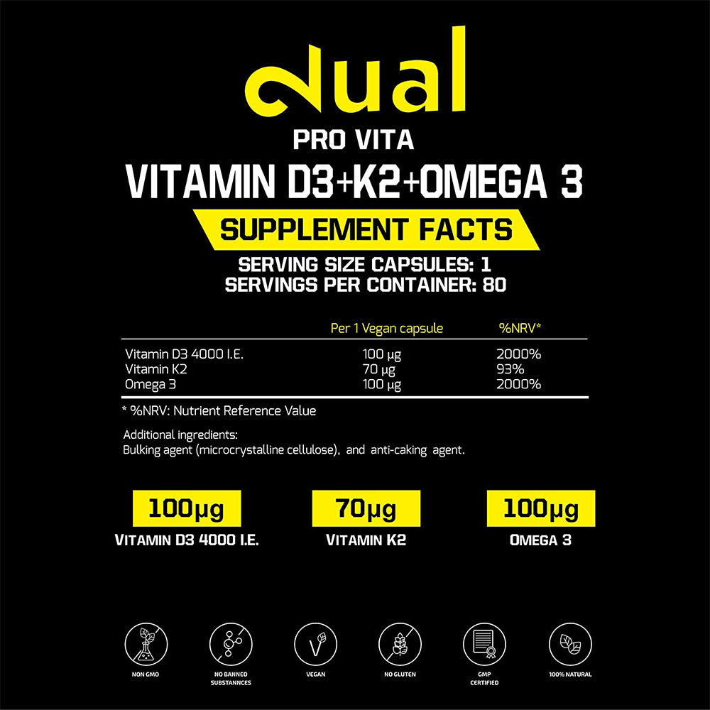 Dual Vitamin D3k2omega3