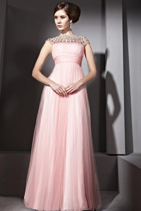 Pink Grecian Prom Formal Dress CX881055