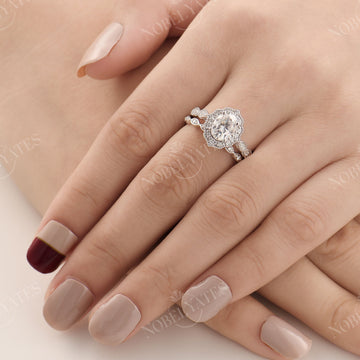 moissanite bridal ring sets